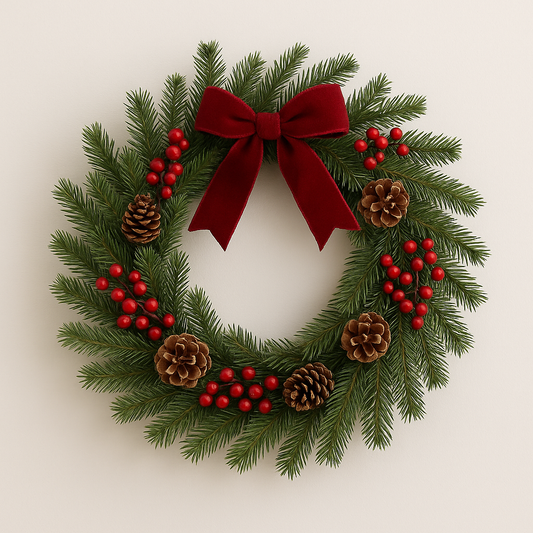 🎀 Classic Winter Wreath